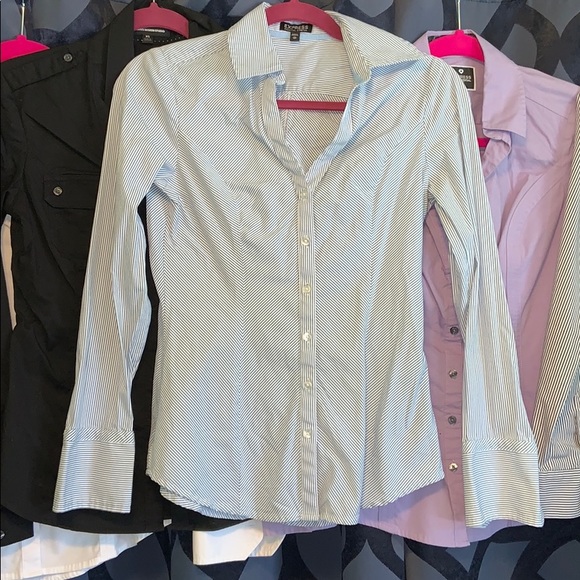 Express/Limited shirt bundle of 8 - Picture 2 of 10